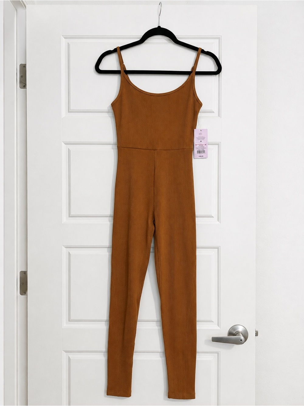 Wild Fable Brown Ribbed Jumpsuit NWT Size M